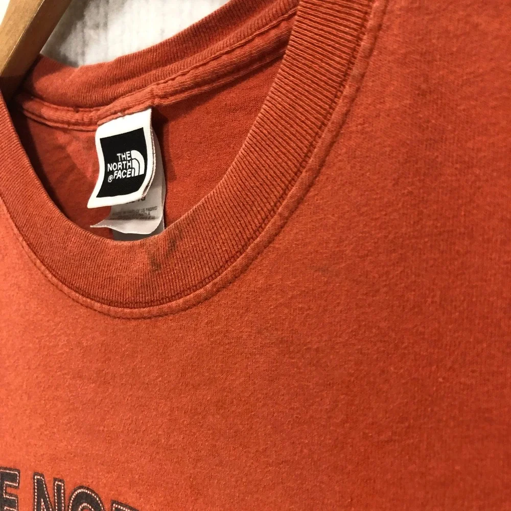 The North Face Mens XL Graphic T-Shirt Burnt Orange Berkeley Cal Est 1968 Tee